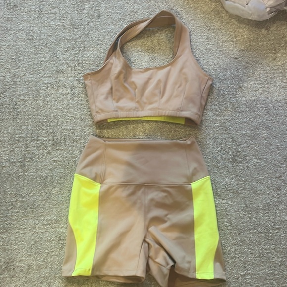 Five The Label Pants - Five Dancewear Yellow and Tan Set